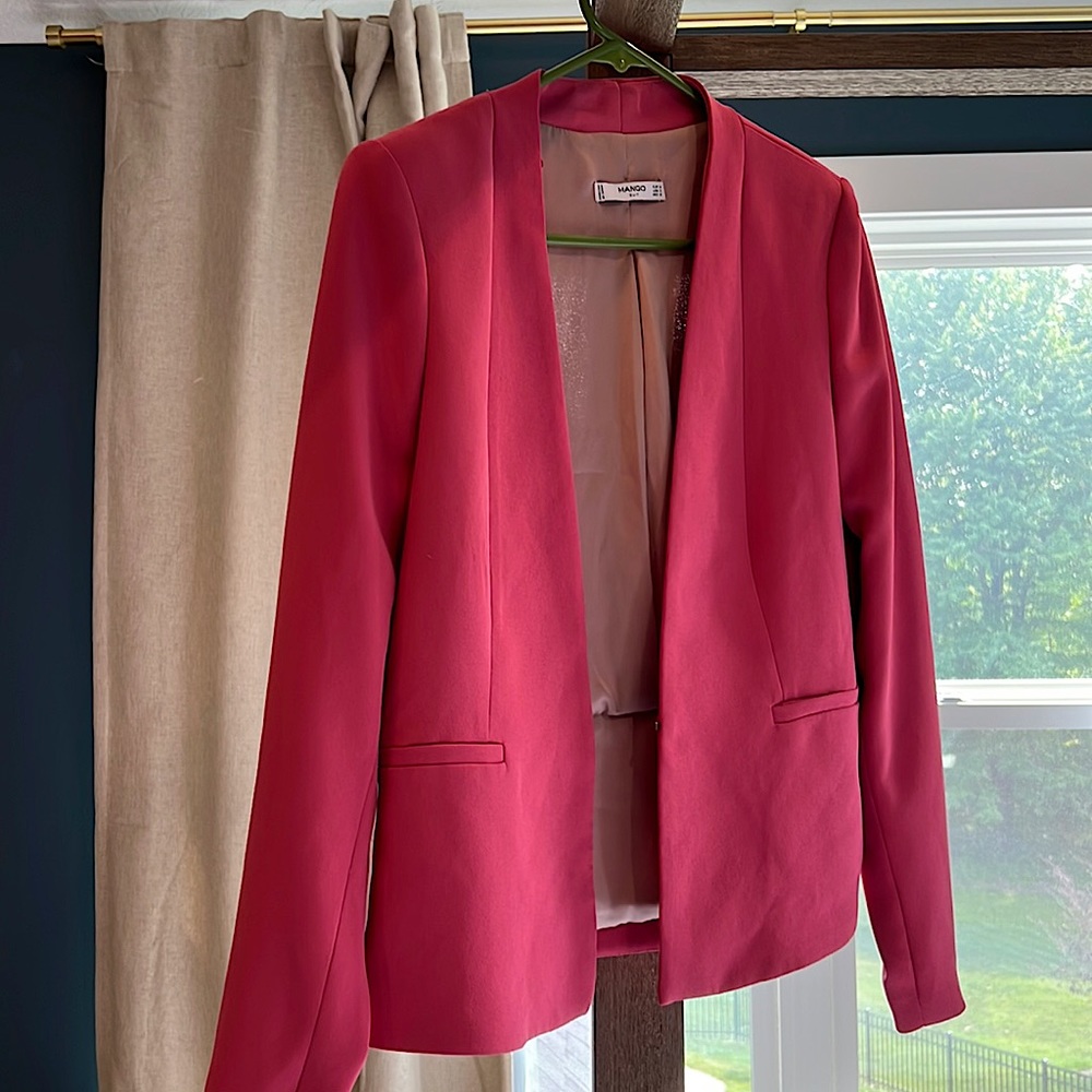 Mango pink blazer, nwot